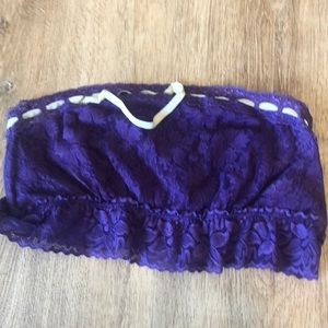 Purple - Free People Lace bandeau